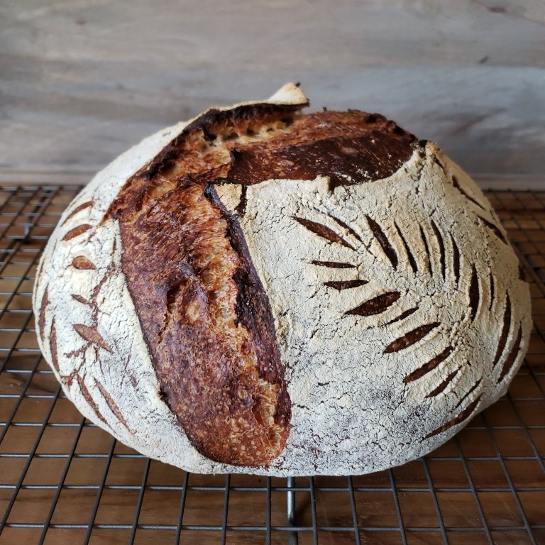 Simple No-Knead Sourdough Bread Recipe (13) Simple No-Knead Sourdough Bread Recipe (13)