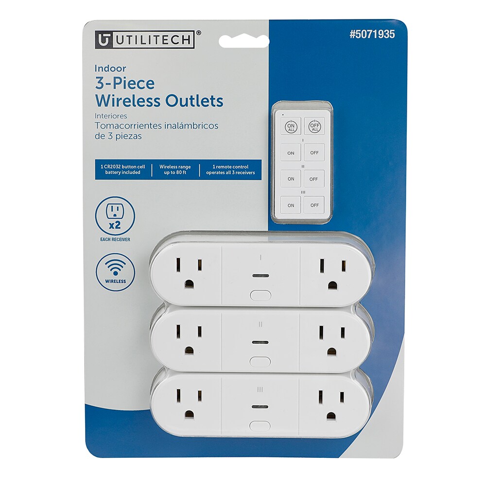 Utilitech Indoor Remote 15-Amp 125-volt Tamper Resistant ... - Lowe's