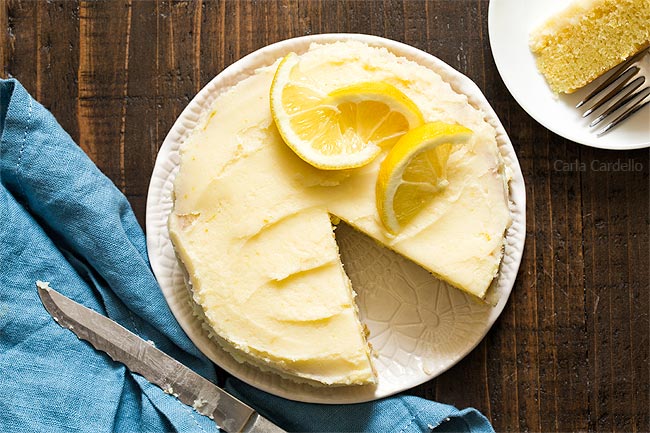 Small Lemon Cake Recipe (6 Inch) - Homemade In The Kitchen